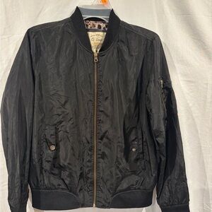 Ci Sono Classic Black Bomber Jacket